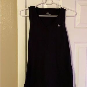 Black Under Armour workout top